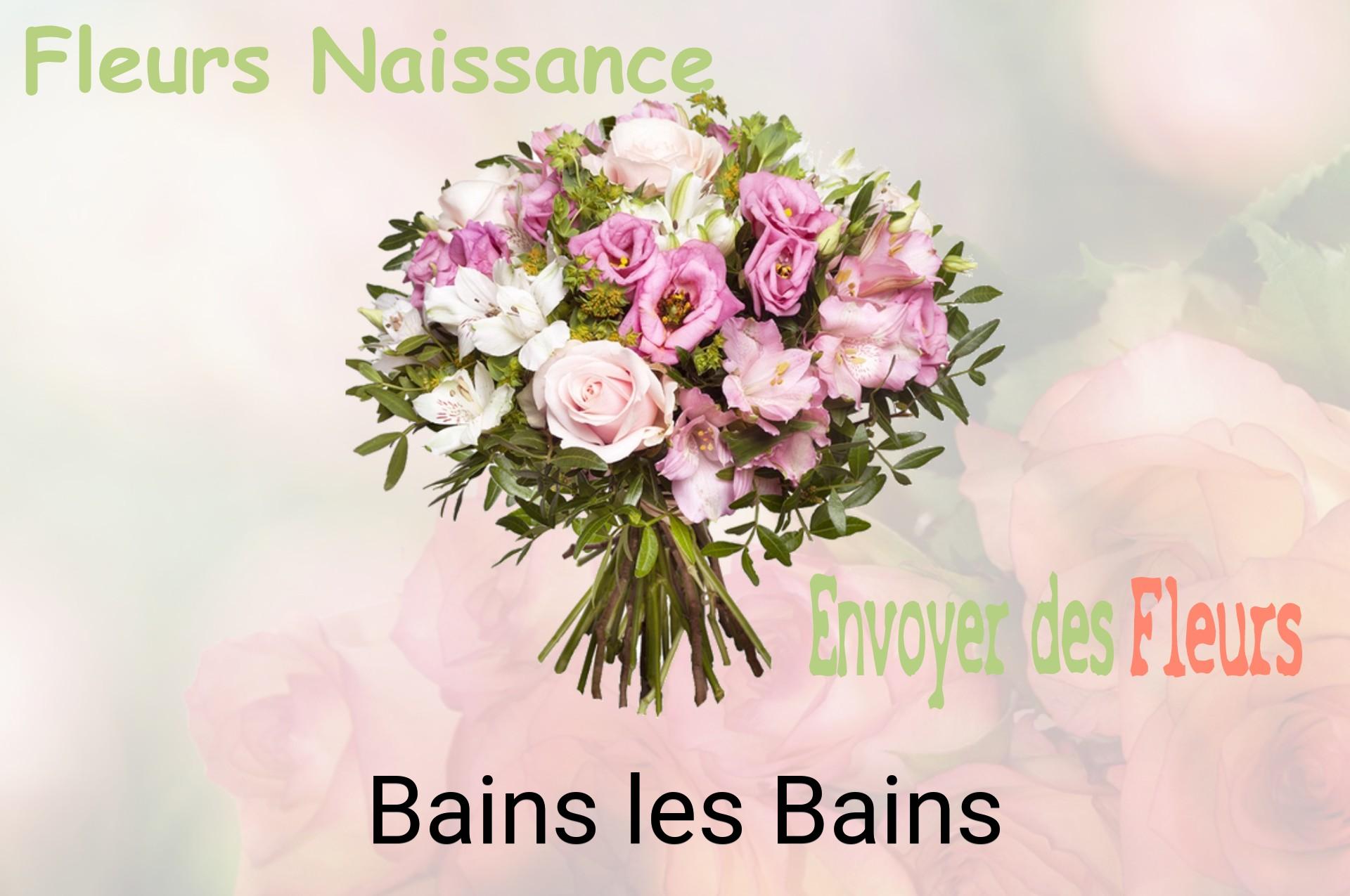 Bouquet de fleurs de naissance livré à Bains-les-Bains